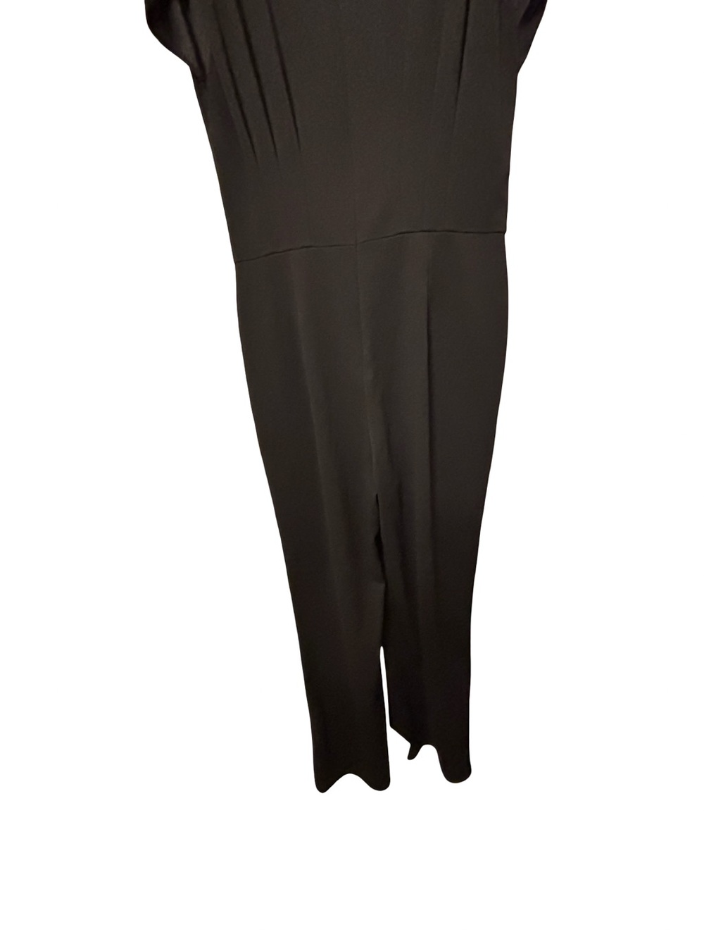 Maggy London Modern Minimalist Corporate Black Puff-Sleeve Jumpsuit Size 6 - Picture 4 of 10